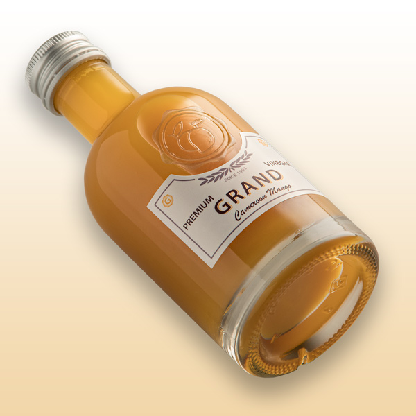 Label Glass Vinegar bottle effect